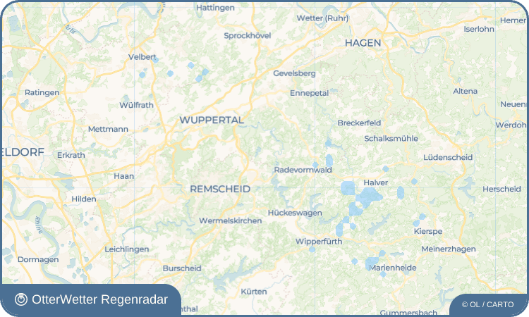 OtterWetter Regenradar-Widget Frielinghausen