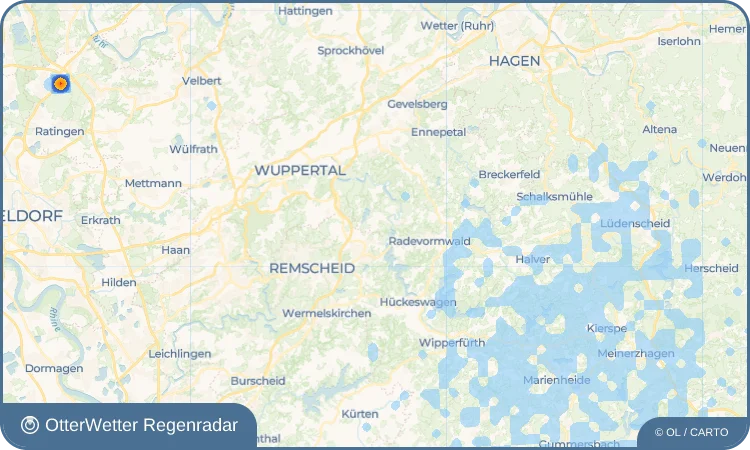 Wetter-Widget-Vorschau mit Vorhersagedaten für Frielinghausen
