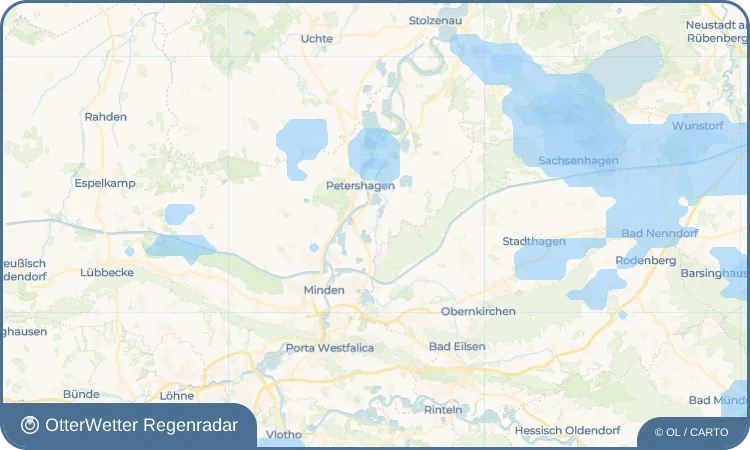 Widget-Vorschau für Frille Wetter-Widget-Vorschau mit Vorhersagedaten für Frille