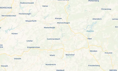 Regenradar Vorschaubild - Aktuelle Niederschläge in Frömmersbach und Umgebung