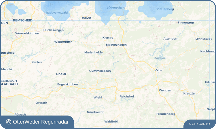 Widget-Vorschau für Frömmersbach Wetter-Widget-Vorschau mit Vorhersagedaten für Frömmersbach