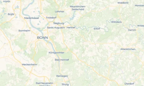 Regenradar Frohnhardt: aktuelle Niederschläge in Frohnhardt und Umgebung, Stand 19. Oktober 2026 um 15:55 Uhr
