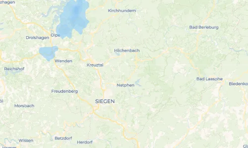Regenradar Vorschaubild - Aktuelle Niederschläge in Frohnhausen und Umgebung