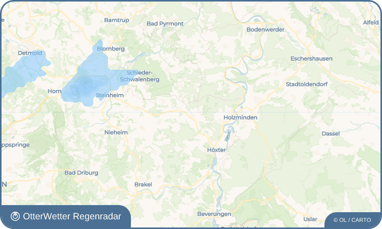 OtterWetter Regenradar-Widget Fürstenau