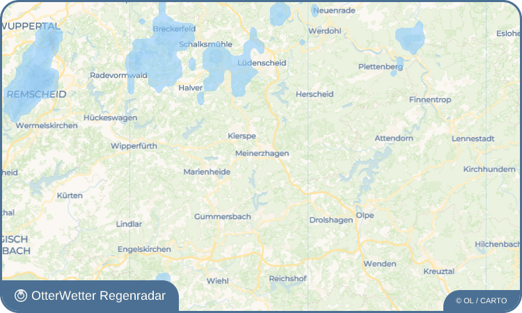 Widget-Vorschau für Fumberg Wetter-Widget-Vorschau mit Vorhersagedaten für Fumberg