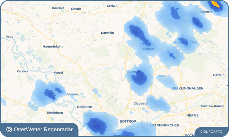 OtterWetter Regenradar-Widget Gahlen
