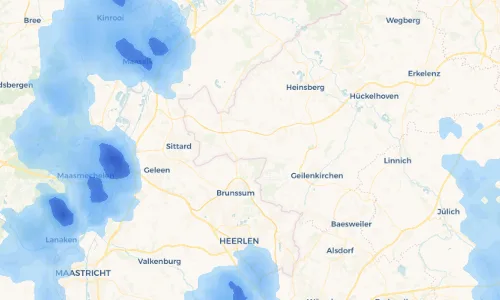 Regenradar Vorschaubild - Aktuelle Niederschläge in Gangelt und Umgebung