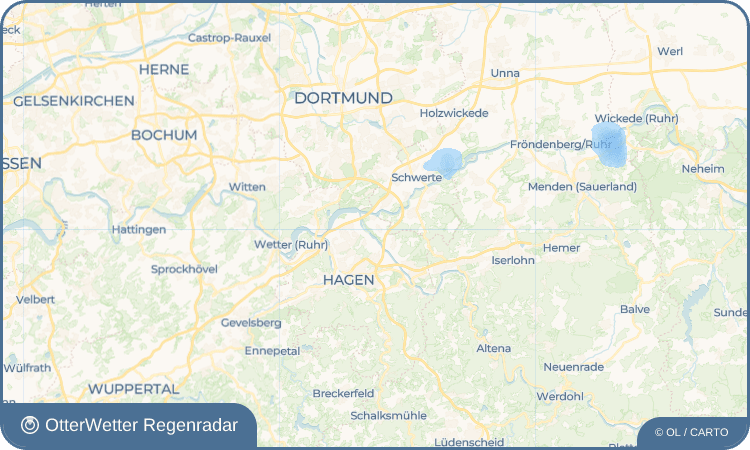 OtterWetter Regenradar-Widget Garenfeld