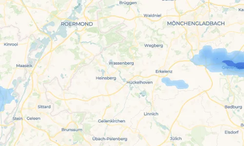 Regenradar Vorschaubild - Aktuelle Niederschläge in Garsbeck und Umgebung