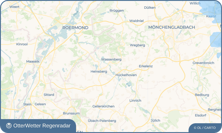 OtterWetter Regenradar-Widget Garsbeck