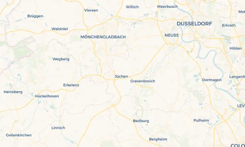 Regenradar Vorschaubild - Aktuelle Niederschläge in Garzweiler und Umgebung