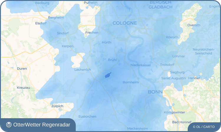 OtterWetter Regenradar-Widget Geildorf