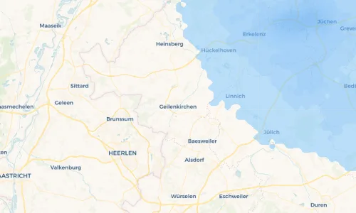 Regenradar Vorschaubild - Aktuelle Niederschläge in Geilenkirchen und Umgebung