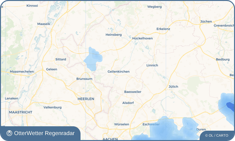 OtterWetter Regenradar-Widget Geilenkirchen