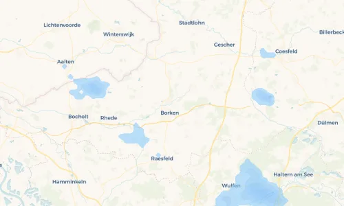Regenradar Vorschaubild - Aktuelle Niederschläge in Gemen und Umgebung
