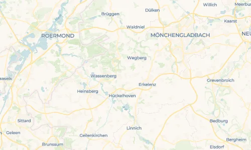 Regenradar Gerderhahn: aktuelle Niederschläge in Gerderhahn und Umgebung, Stand 23. Oktober 2026 um 5:10 Uhr