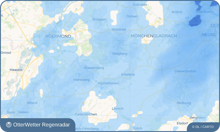 OtterWetter Regenradar-Widget Gerderhahn