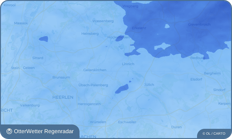 OtterWetter Regenradar-Widget Gereonsweiler