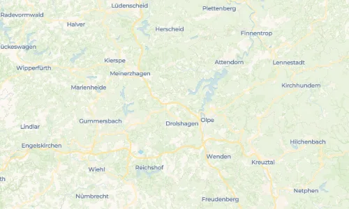 Regenradar-Vorschau: aktuelle Niederschläge in Germinghausen und Umgebung