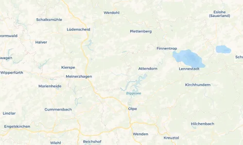 Regenradar Vorschaubild - Aktuelle Niederschläge in Gerringhausen und Umgebung