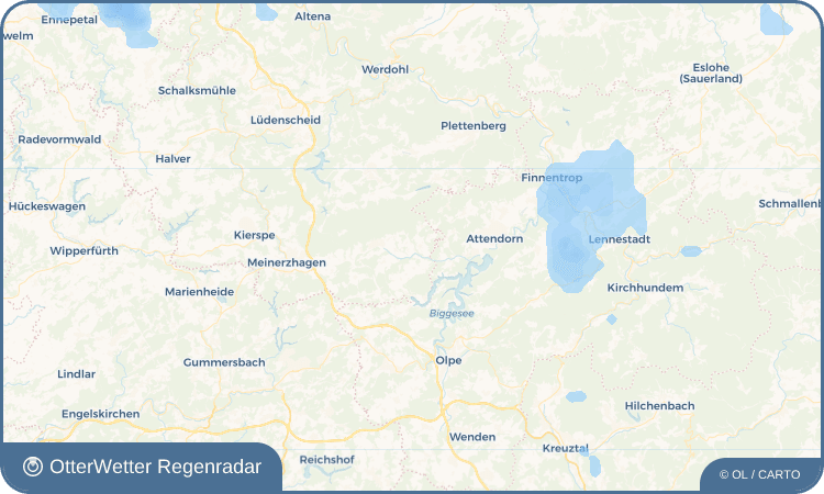 OtterWetter Regenradar-Widget Gerringhausen