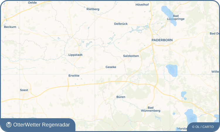 OtterWetter Regenradar-Widget Geseke