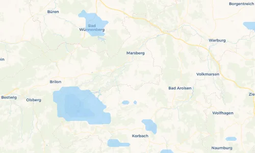 Regenradar Vorschaubild - Aktuelle Niederschläge in Giershagen und Umgebung