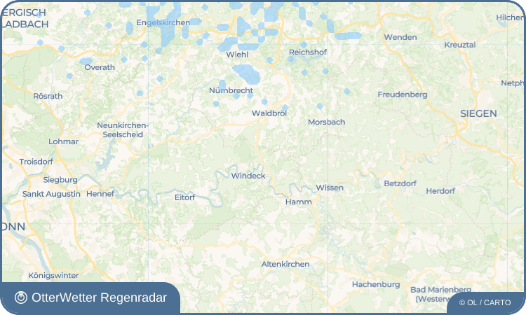 OtterWetter Regenradar-Widget Gierzhagen