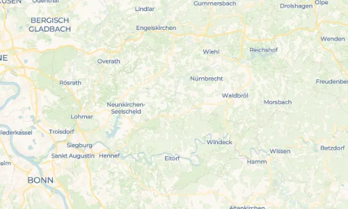 Regenradar Vorschaubild - Aktuelle Niederschläge in Gießelbach und Umgebung