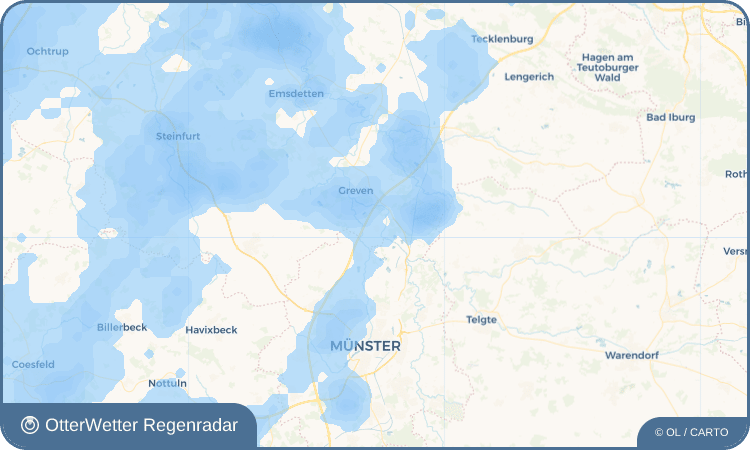OtterWetter Regenradar-Widget Gimbte