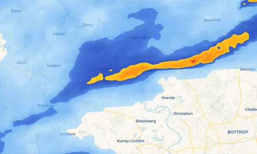 Regenradar Vorschaubild - Aktuelle Niederschläge in Ginderich und Umgebung