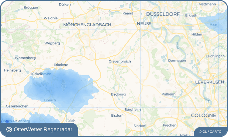 OtterWetter Regenradar-Widget Gindorf