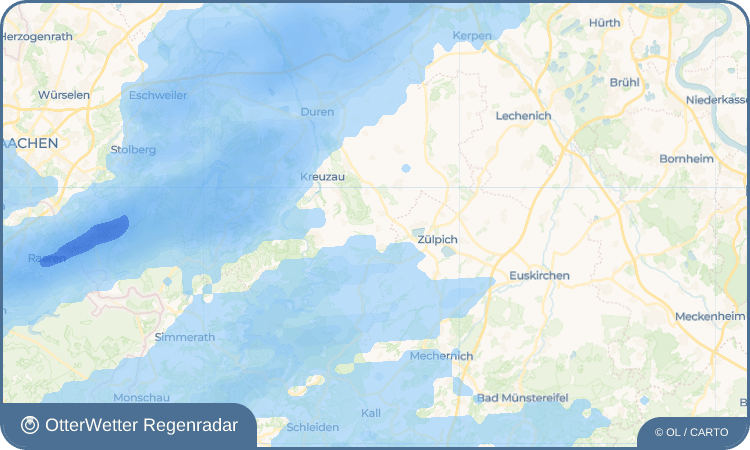 OtterWetter Regenradar-Widget Ginnick