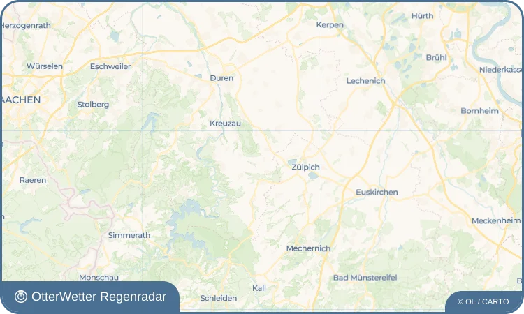Widget-Vorschau für Ginnick Wetter-Widget-Vorschau mit Vorhersagedaten für Ginnick