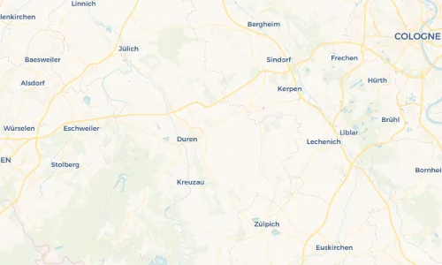 Regenradar Vorschaubild - Aktuelle Niederschläge in Girbelsrath und Umgebung