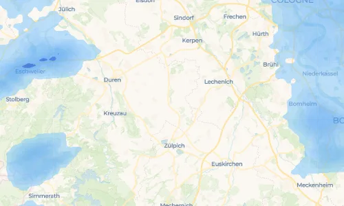 Regenradar Vorschaubild - Aktuelle Niederschläge in Gladbach und Umgebung