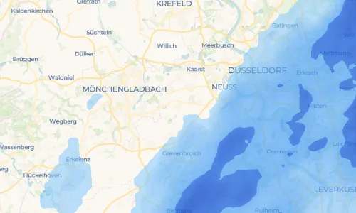 Regenradar Vorschaubild - Aktuelle Niederschläge in Glehn und Umgebung