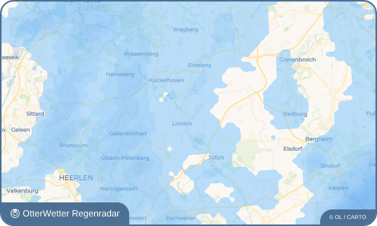 OtterWetter Regenradar-Widget Glimbach