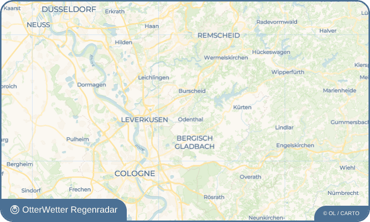 OtterWetter Regenradar-Widget Glöbusch