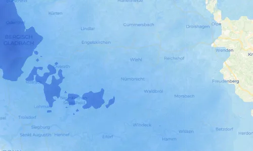 Regenradar Göpringhausen: aktuelle Niederschläge in Göpringhausen und Umgebung, Stand 20. Oktober 2026 um 21:25 Uhr