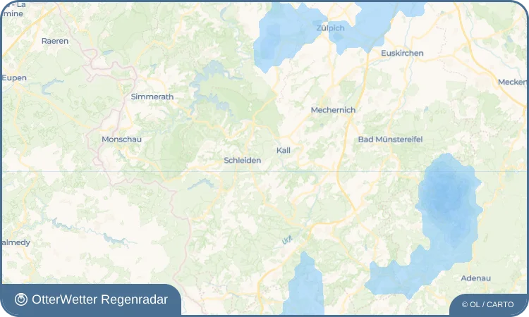 Wetter-Widget-Vorschau mit Vorhersagedaten für Golbach