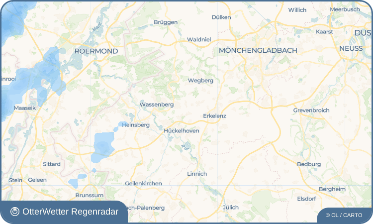 Wetter-Widget-Vorschau mit Vorhersagedaten für Golkrath