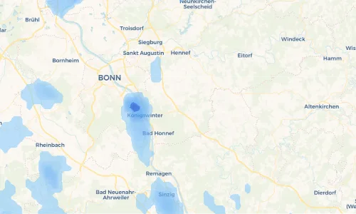 Regenradar Vorschaubild - Aktuelle Niederschläge in Gräfenhohn und Umgebung
