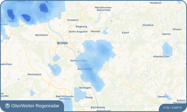 OtterWetter Regenradar-Widget Gräfenhohn