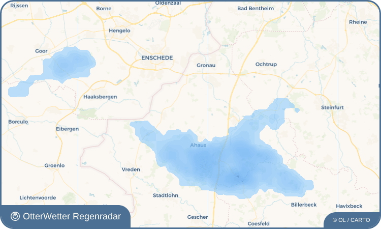 OtterWetter Regenradar-Widget Graes