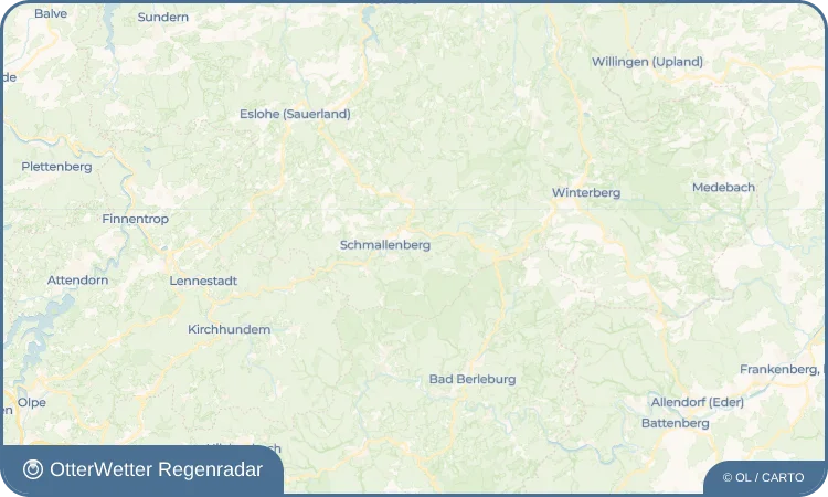 Wetter-Widget-Vorschau mit Vorhersagedaten für Grafschaft