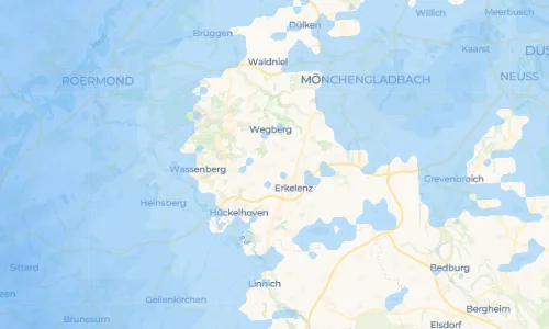 Regenradar Grambusch: aktuelle Niederschläge in Grambusch und Umgebung, Stand 24. Oktober 2026 um 6:05 Uhr