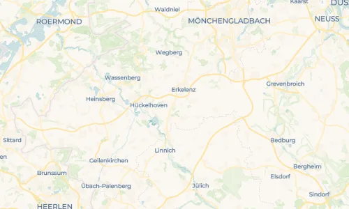 Regenradar Granterath: aktuelle Niederschläge in Granterath und Umgebung, Stand 23. Oktober 2026 um 16:35 Uhr