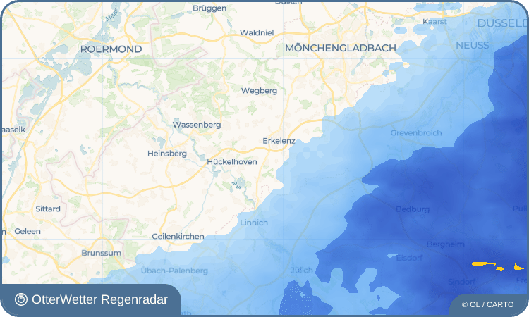 OtterWetter Regenradar-Widget Granterath