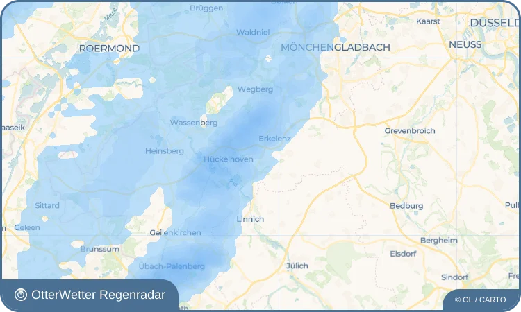 Widget-Vorschau für Granterath Wetter-Widget-Vorschau mit Vorhersagedaten für Granterath